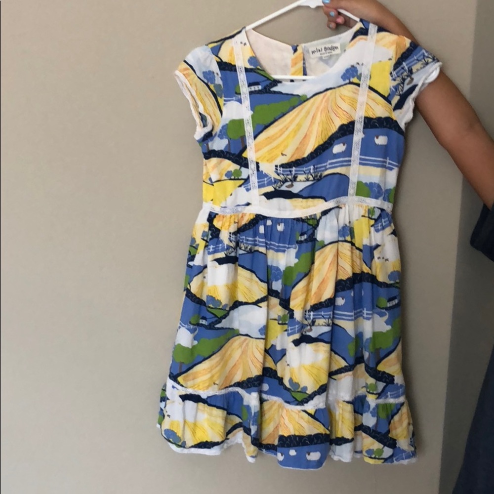 Mini boden girls cotton dress